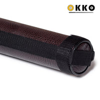 OKKO Billiard Hard Round Case Croco Dark Brown 1x1