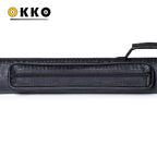 OKKO Billiard Hard Deluxe Oval Case Croco Black 2x2