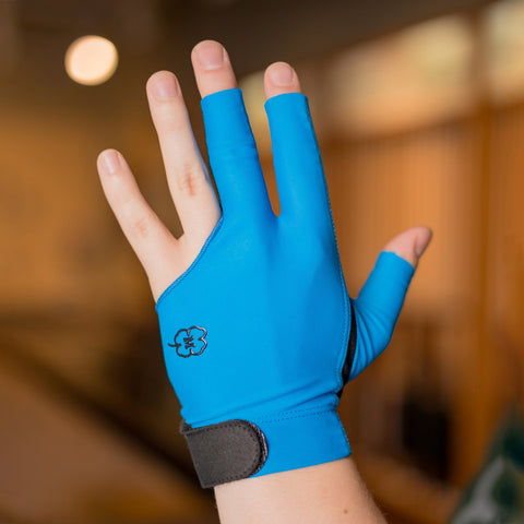 McDermott Billiard Glove for Left Hand Blue L