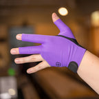 McDermott Billiard Glove for Left Hand Purple XL