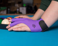 McDermott Billiard Glove for Left Hand Purple L