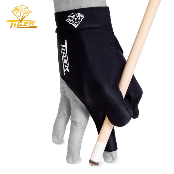 Tiger Pro Billiard Glove for Right Hand Black L