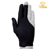 Tiger Pro Billiard Glove for Left Hand Black L