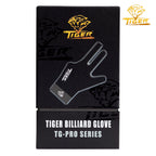 Tiger Pro Billiard Glove for Left Hand Black M