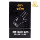 Tiger Pro Billiard Glove for Right Hand Black S