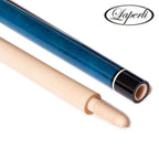 Laperti Estrella Blue Carom Cue w/Maple Shaft w/Cue Case and Accessories