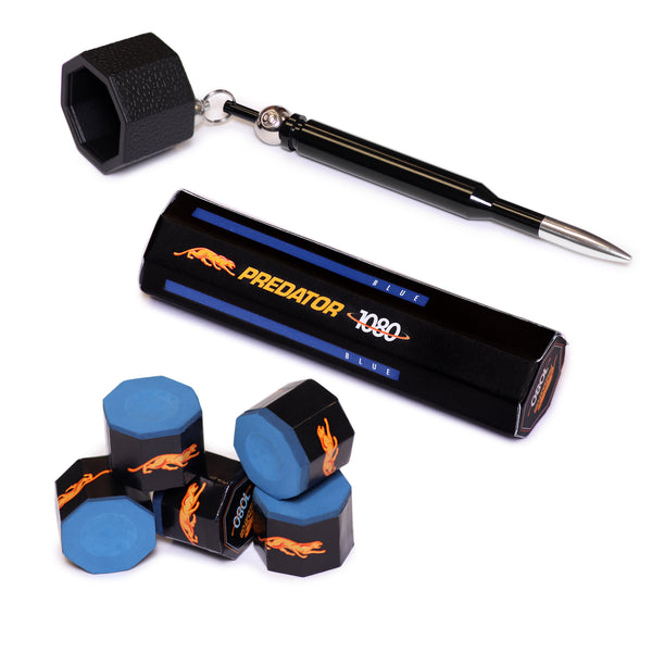OKKO Octagon Bullet Pocket Chalker Black w/Predator Chalk