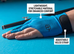 McDermott Billiard Glove for Left Hand Blue S