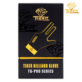 Tiger Pro Billiard Glove for Right Hand Gold S