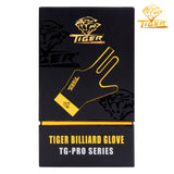 Tiger Pro Billiard Glove for Left Hand Gold L