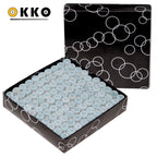 OKKO Billiard Slip-On Tips Ø12mm Soft, Pack of 100