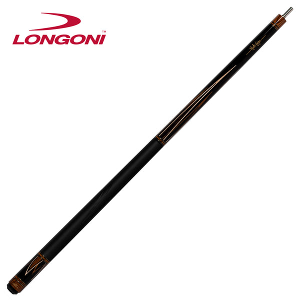 Longoni Flames Leather Pool Cue Butt
