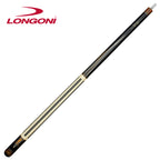 Longoni Flames Leather Stripes Pool Cue Butt