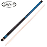 Laperti Estrella Blue Carom Cue w/Maple Shaft w/Cue Case and Accessories