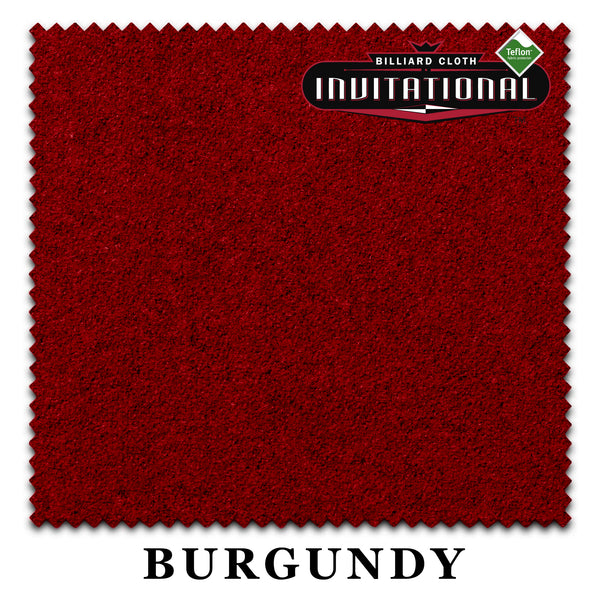 10 ft Championship Invitational Teflon® Burgundy — Bed + 6 Pre-Cut Rails