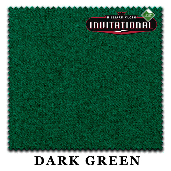 10 ft Championship Invitational Teflon® Dark Green — Bed + 6 Pre-Cut Rails