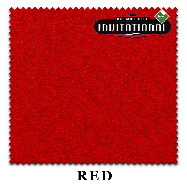 10 ft Championship Invitational Teflon® Red — Bed + 6 Pre-Cut Rails