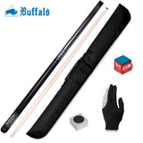 Buffalo Triton S3 Grey Carom Cue w/Maple Shaft w/Cue Case and Accessories