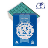 Silver Cup Billiard Chalk Green 144 pcs