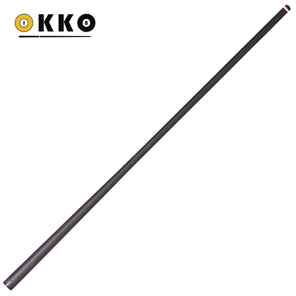 OKKO Carbon Fiber Shaft for Pool Cues, 12.5 mm cue tip,  5/16"-18 Joint, White Ferrule