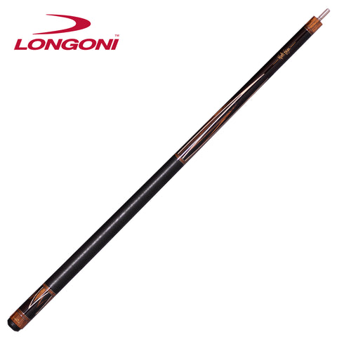 Longoni Flames Linen Pool Cue Butt
