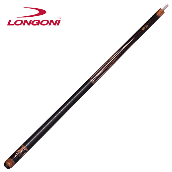 Longoni Flames Linen Pool Cue Butt