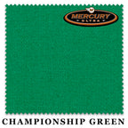 8 ft Oversized Championship Mercury Ultra™ Backed Championship Green Pool Table Cloth with 6 Pre-Cut Rails