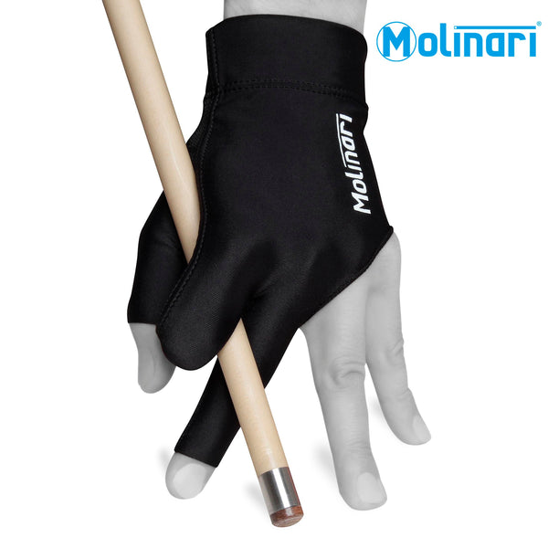 Molinari Billiard Glove for Left Hand Black L