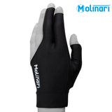 Molinari Billiard Glove for Left Hand Black L