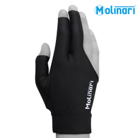 Molinari Billiard Glove for Right Hand Black XL