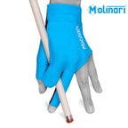 Molinari Billiard Glove for Left Hand Cyan S