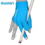 Molinari Billiard Glove for Right Hand Cyan L