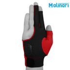 Molinari Billiard Glove for Right Hand Red XL