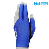 Molinari Billiard Glove for Left Hand Royal Blue L