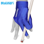 Molinari Billiard Glove for Right Hand Royal Blue XL