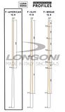 Longoni Papilio Lux Arcobaleno Pool Cue w/Luna Nera Shaft