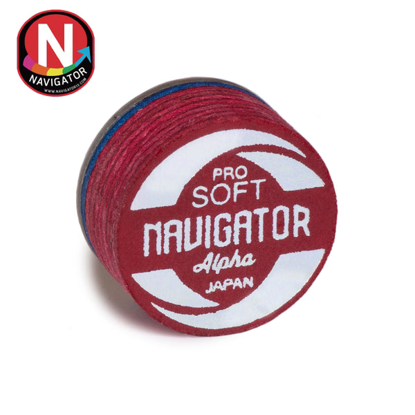 Navigator Alpha Pro Premium Laminated Pool Billiard Cue Tip - 1 Pc Soft 14 Mm Navigator Alpha Pro Premium Laminated Pool Billiard Cue Tip - 1 Pc Soft 14 Mm