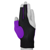 Predator Billiard Glove for Left Hand Purple w/Black Logo XXL