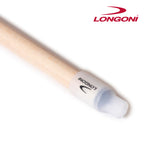 Longoni Flames Leather Stripes Pool Cue w/S20 Shaft
