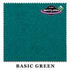 9 ft Championship Saturn II Teflon® Basic Green Pool Table Cloth with 6 Pre-Cut Rails