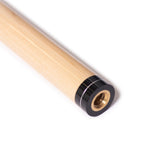 Maple Shaft for McDermott Lucky/Star Pool Cues, 3/8"-10, Silver Ring 12 mm tip