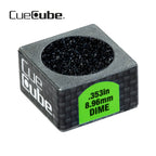 Cue Cube Dime Radius (.353") Silver, Counter Display (25 pcs)