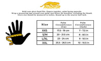 Predator Billiard Glove for Left Hand Black w/Yellow Logo S/M