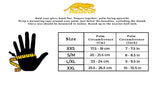 Predator Billiard Glove for Left Hand Black w/Yellow Logo S/M