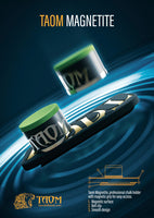 Taom Magnetite Combo Billiard Chalk Holder and Pool Chalk 2.0 Blue