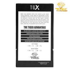 Tiger-X Pro Billiard Glove for Left Hand Black XL