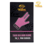 Tiger-X Pro Billiard Glove for Left Hand Pink S