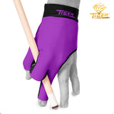 Tiger-X Pro Billiard Glove for Left Hand Purple S