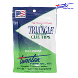 Triangle Cue Tip Ø14mm 50 pcs 1 package