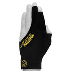Predator Billiard Glove for Left Hand Black w/Yellow Logo XXL